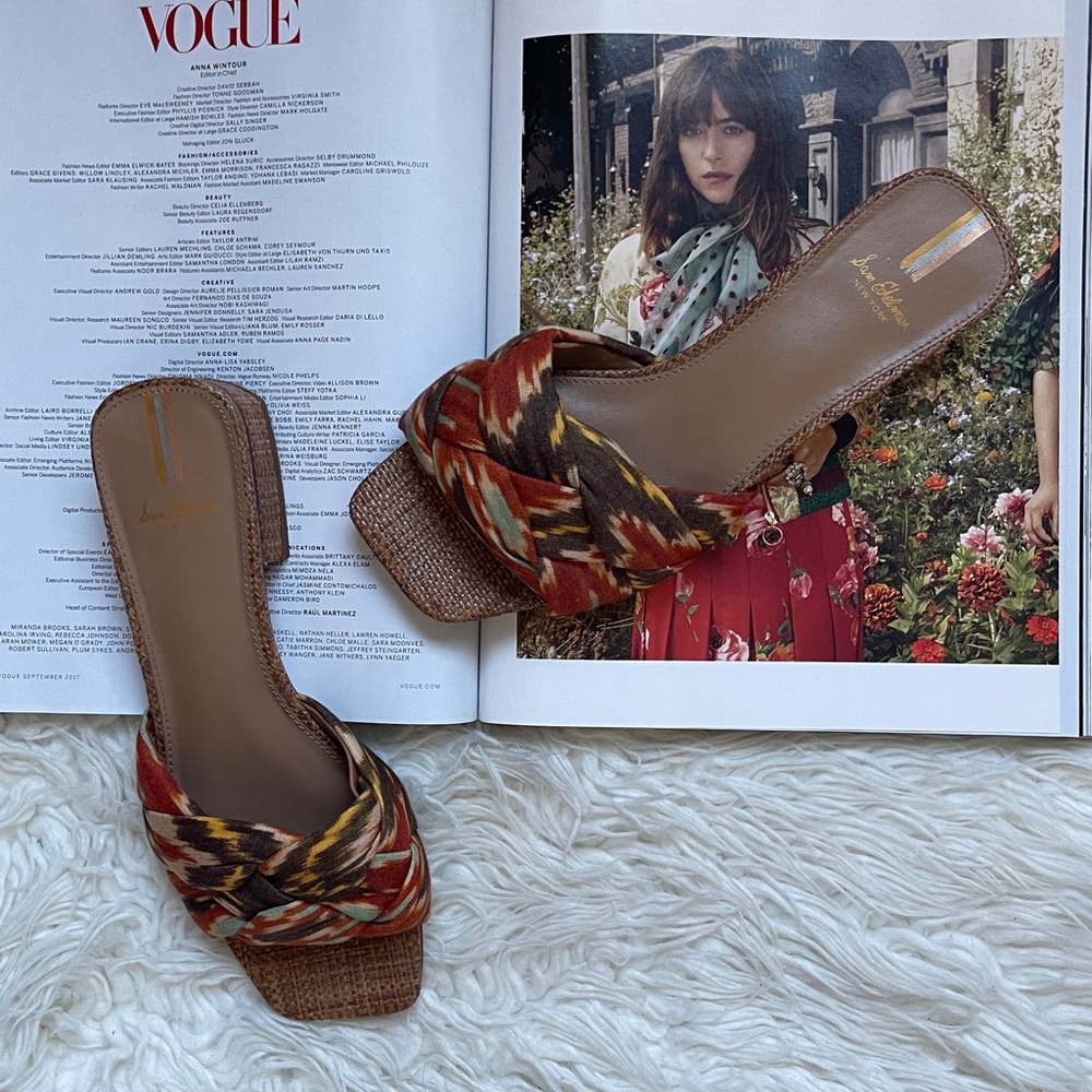 Sam Edelman Dawson Multi Fabric Braid Slide Sandals